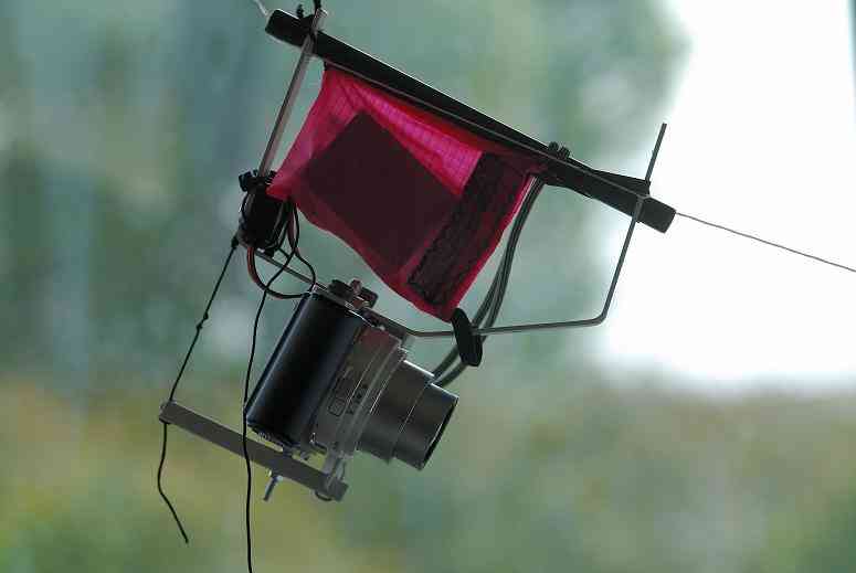 Culla per il trasporto aereo della fotocamera